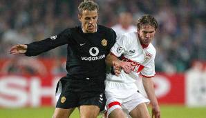 PHIL NEVILLE. Neville hatte eine ähnlich lange Laufbahn bei Manchester wie sein älterer Bruder Gary. Für United und Everton absolvierte er von 1994 bis 2013 insgesamt 505 Spiele. Erst Trainer der englischen Frauen-Nationalmannschaft, jetzt bei Miami.