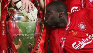 DJIMI TRAORE: Der Linksverteidiger aus Mali wurde 2006 von Liverpool zu Charlton Athletic verkauft. Es folgten Stationen in Portsmouth, Rennes, Birmingham, Monaco, Marseille und Seattle. Aktuell Trainer von Right to Dream in Afrika.