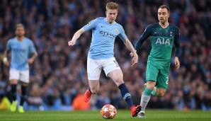 Kevin de Bruyne: Herausragender Mann bei den Citizens. Sehr hohe Laufbereitschaft und mit tollen Ideen im letzten Drittel. Seine drei Assists machten die Tore nicht zu verteidigen. Strahlte zu jeder Zeit Gefahr aus. Note: 1,5.