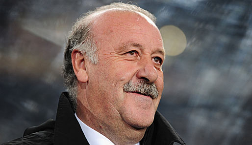 Spaniens Trainer Vicente Del Bosque sieht Deutschland als Hauptkonkurrenten bei der EM