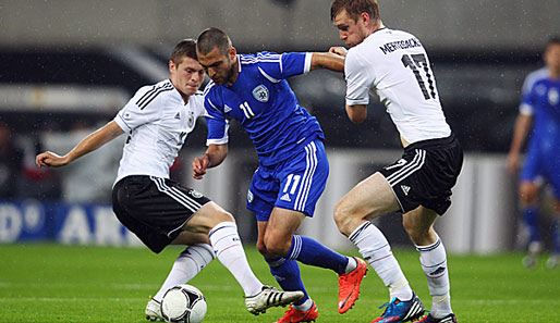 Per Mertesacker (r.) stand auch gegen Israel in der deutschen Startelf