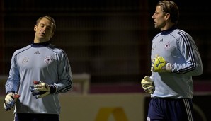 Manuel Neuer (l.) bestritt schon 43 Länderspiele für die A-Nationalmannschaft