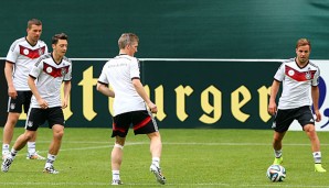 Bastian Schweinsteiger trainiert wieder mit der Mannschaft