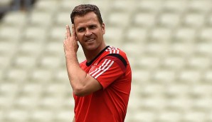 Oliver Bierhoff will sich vor der Partie gegen die USA auf keine Rechenspiele einlassen