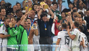 Für Joachim Löw war der Titelgewinn eine echte Erleichterung