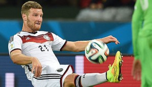 Shkodran Mustafi wurde mit der DFB-Elf in Brasilien Weltmeister