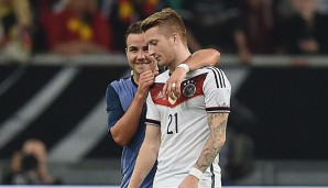 Mario Götze und Marco Reus dürften gegen Spanien nicht zum Einsatz kommen