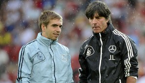 Ein Bild der Vergangenheit: Joachim Löw kann nicht mehr auf Philipp Lahm zurückgreifen