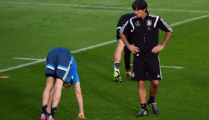 Joachim Löw schaut genau hin - auch im Training