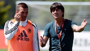 Joachim Löw setzt immer wieder große Stücke auf Lukas Podolski