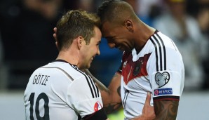 Mario Götze und Jerome Boateng verdienten sich die beste Note des Abends