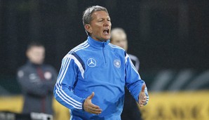 Trainer Frank Wormuth kann mit dem 0:0 nicht zufrieden sein