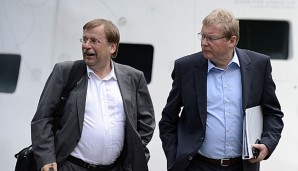 Hermann Korfmacher (r.) fordert eine schnelle Nachfolge für Wolfgang Niersbach