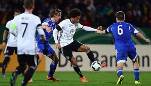 Leroy Sane brachte Deutschland in der 17. Minute in Front