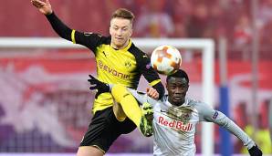 Marco Reus wurde im Rückspiel gegen Salzburg nach 45 Minuten mit Oberschenkelproblemen ausgewechselt.