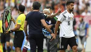 Sami Khedira wurde gegen Mexiko nach einer Stunde ausgewechselt.