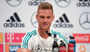 Joshua Kimmich sprach heute auf der Pressekonferenz des DFB.