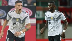 Niklas Süle (l.) oder Antonio Rüdiger: Wer wird am Samstag neben Jerome Boateng spielen?