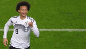 Leroy Sane erzielte gegen Russland sein erstes Tor für die Nationalmannschaft.