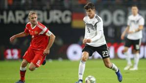 KAI HAVERTZ (bis 65.): Tolles Startelf-Debüt vom 19-jährigen Leverkusener! Lieferte Gnabry das 3:0 mit seinem Pass in die Schnittstelle auf dem Silbertablett. Überzeugte zudem mit einer Passquote von 84 Prozent in der gegnerischen Hälfte. Note: 2.