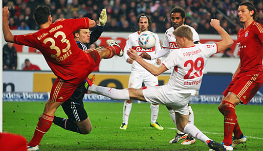 Mario Gomez gastiert mit dem FC Bayern wieder in Stuttgart