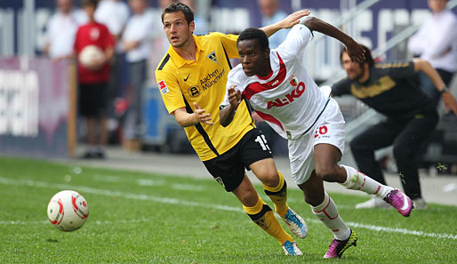 Ibrahima Traore (r.) ist angeschlagen vom Afrika Cup zurückgekehrt