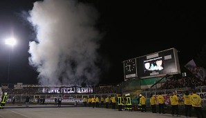 Die Fans sorgten nach dem Abpfiff für einen erneuten Skandal