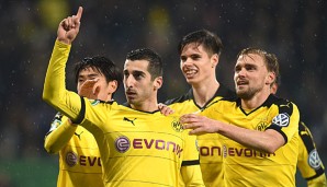 Der BVB setzte sich im Achtelfinale beim FC Augsburg durch