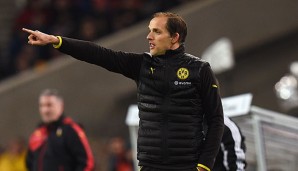 Thomas Tuchel freut sich mit seinem Team über den Einzug ins Halbfinale