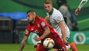 Arturo Vidal erregte mit seiner Schwalbe in der Schlussphase viel Aufmerksamkeit