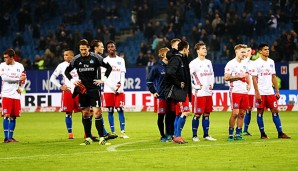 Der Hamburger SV steht in der Bundesliga auf einem Abstiegsplatz