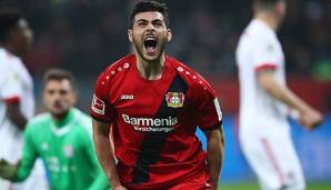 Kevin Volland soll Leverkusen ins Halbfinale schießen.