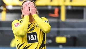 Hiobsbotschaft kurz vor Anpfiff: Der BVB muss im Halbfinale des DFB-Pokals gegen Zweitligist Holstein Kiel kurzfristig auf Stürmer Erling Haaland verzichten.