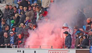 Pyrotechnik ist nach wie vor eines der umstrittensten Themen in deutschen Stadien