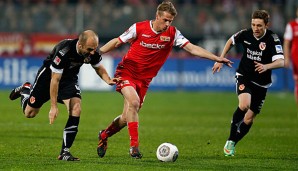 Christian Bickel (r.) wechselt von Energie Cottbus zu Hansa Rostock