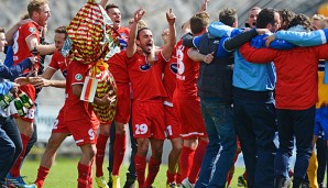 Am 20. April machte Heidenheim mit einem 1:1 in Elversberg den Aufstieg in die 2. Liga perfekt