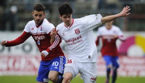 Dennis Mast (r.) spielt in der kommenden Saison für Arminia Bielefeld