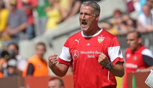 Jürgen Kramny ist mit seinem Trainerteam bereits im vierten Jahr beim VfB Stuttgart