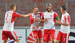 Der Hallesche FC holte dank eines Treffers in letzter Sekunde einen Punkt in Erfurt