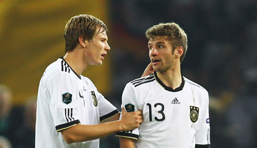 Holger Badstuber und Thomas Müller gehören zum festen Stamm der deutschen Elf