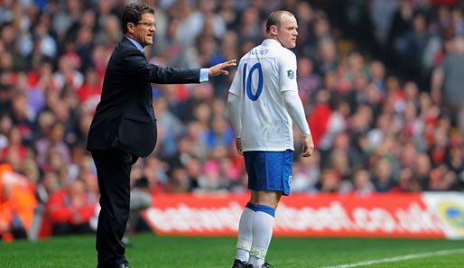 Fabio Capello (l.) trainierte von 2007 bis 2012 die englische Nationalmannschaft