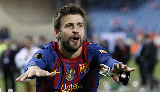 Gerard Pique spielt seit 2008 für die Profis vom FC Barcelona