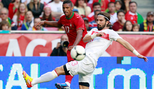 Nani erzielte im Testspiel gegen die Türkei das einzige Tor für Portugal