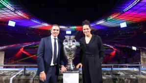 Philipp Lahm, Celia Sasic, EM, Pokal, Deutschland, 2024, Berlin