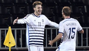 Thank the Lord! Nicklas Bendtner avancierte gegen Serbien zum Matchwinner