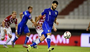 Antonio Candreva besorgte mit einem gefühlvollen Lupfer den Ausgleich der Italiener