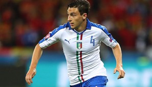 Matteo Darmian ist bei Italien auf der rechten Seite gesetzt