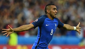 Dimitri Payet erzielte das späte Siegtor für Frankreich beim Auftakt gegen Rumänien