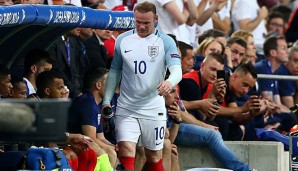 Wayne Rooney war nach dem späten Ausgleich enttäuscht