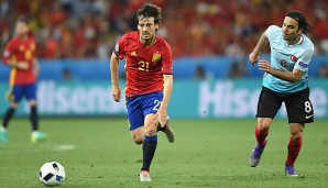 David Silva ist in Spaniens Nationalmannschaft und bei Manchester City gesetzt